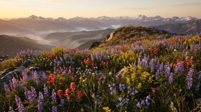Wildflower Ridge Wallpaper